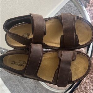 Naot Brown mens Sandals size 11